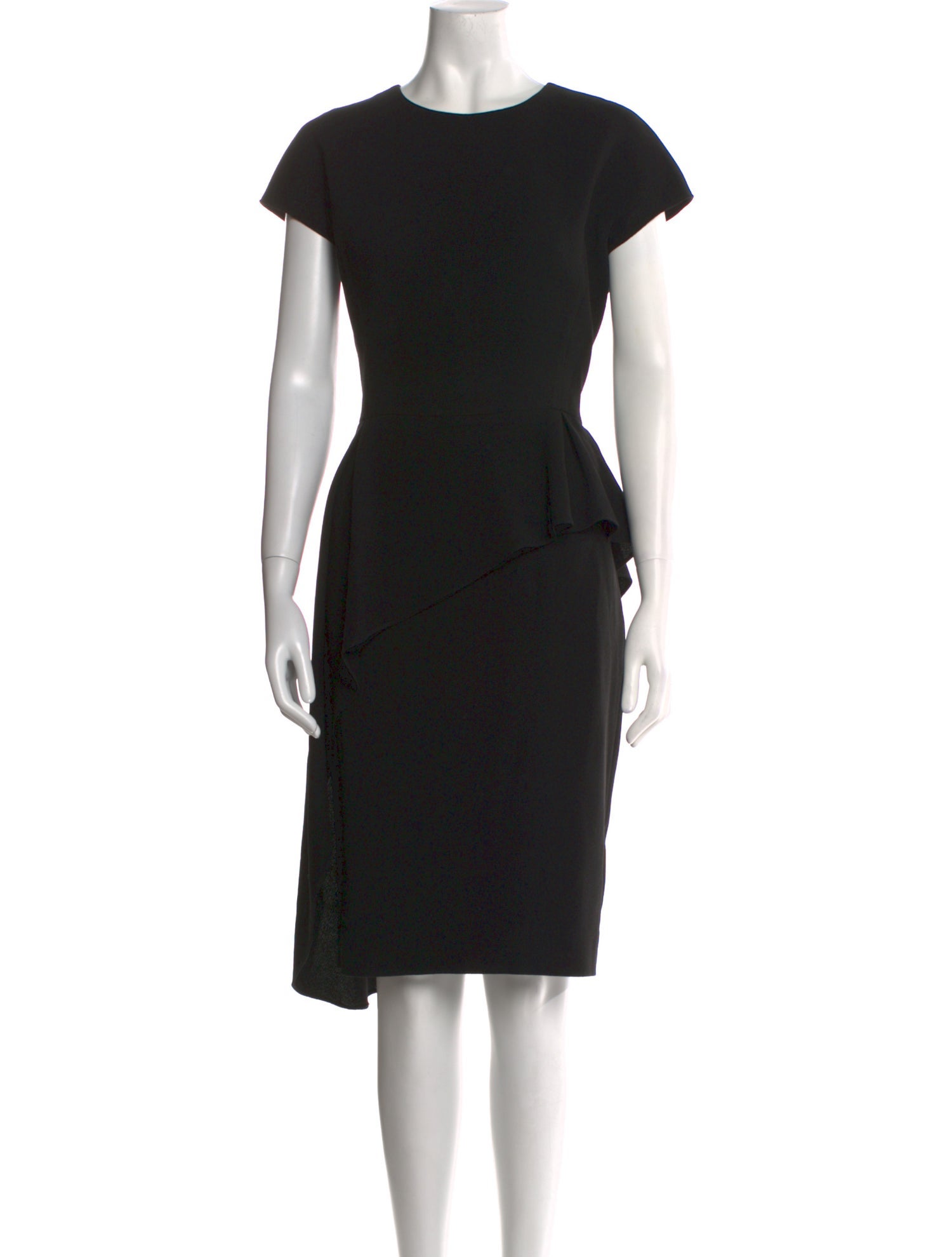 Teri Jon by Rickie Freeman Crew Neck Knee-Length Dress