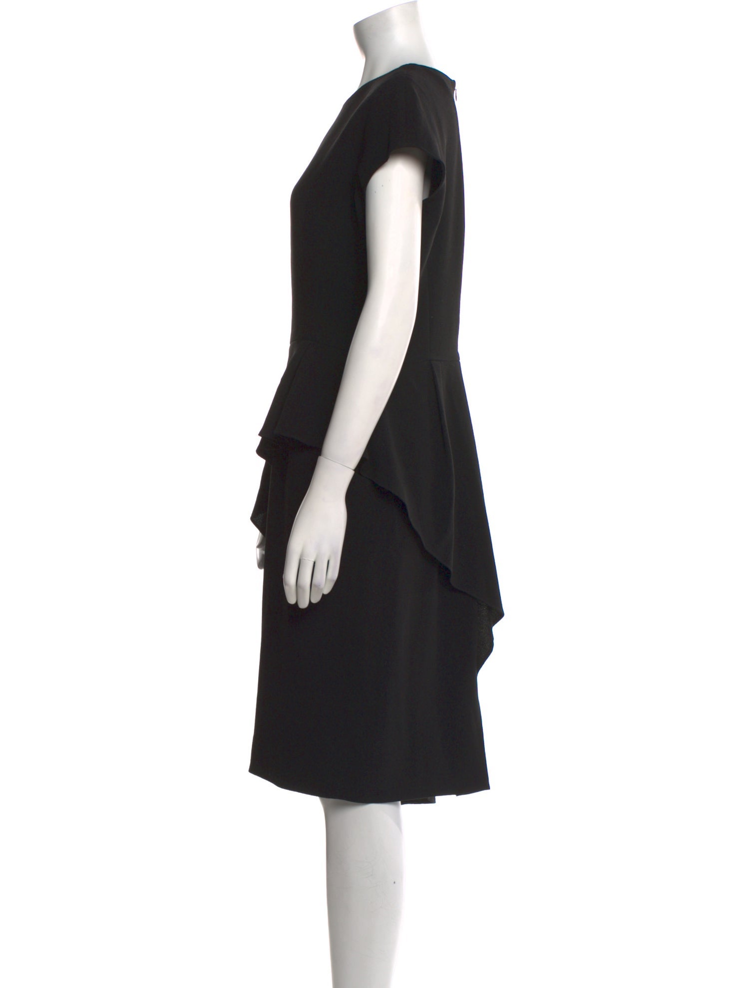 Teri Jon by Rickie Freeman Crew Neck Knee-Length Dress