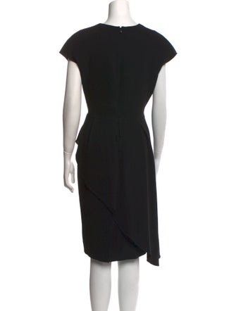 Teri Jon by Rickie Freeman Crew Neck Knee-Length Dress