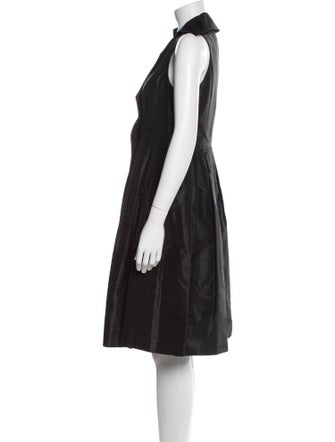 Teri Jon by Rickie Freeman Silk Knee-Length Dress