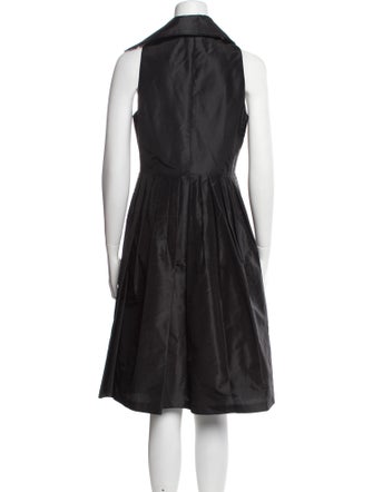 Teri Jon by Rickie Freeman Silk Knee-Length Dress