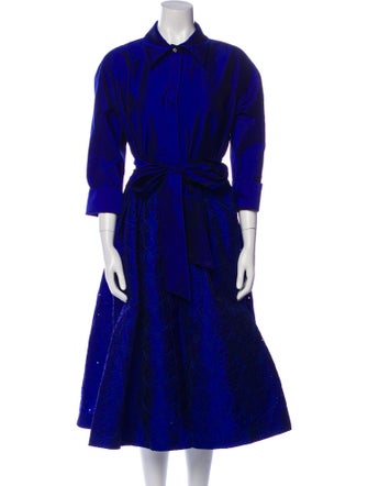 Teri Jon by Rickie Freeman Midi Length Dress