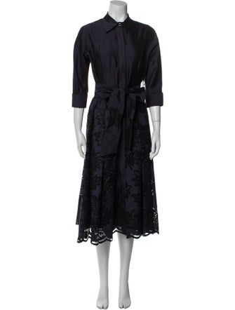 Teri Jon by Rickie Freeman Midi Length Dress