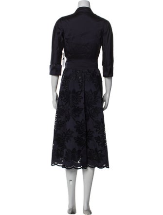 Teri Jon by Rickie Freeman Midi Length Dress