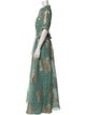 Teri Jon by Rickie Freeman Floral Print Long Dress