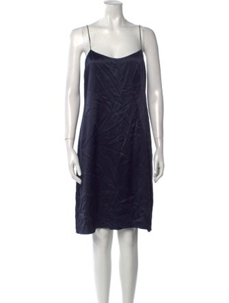 Teri Jon by Rickie Freeman Silk Knee-Length Dress