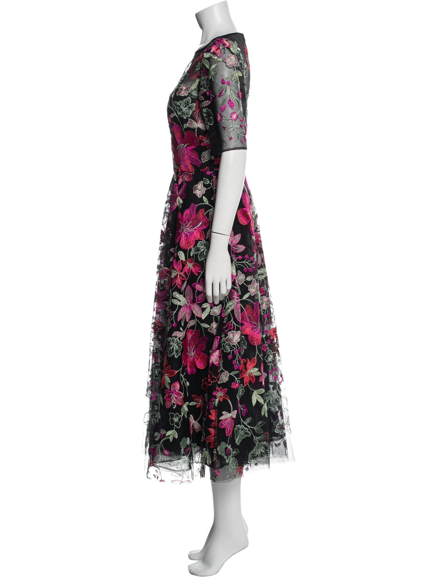 Teri Jon by Rickie Freeman Nylon Long Dress