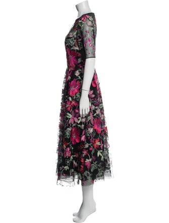 Teri Jon by Rickie Freeman Nylon Long Dress