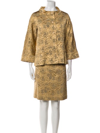 Teri Jon by Rickie Freeman Printed Skirt Set