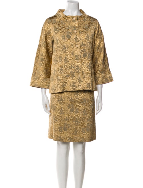 Teri Jon by Rickie Freeman Printed Skirt Set