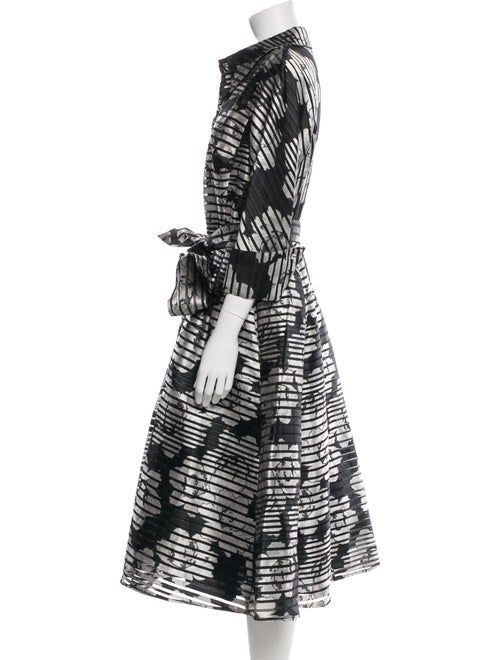Teri Jon by Rickie Freeman Printed Midi Length Dress
