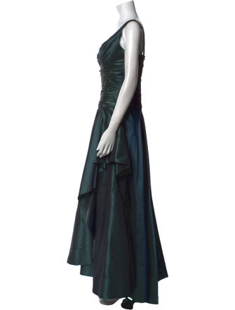 Teri Jon by Rickie Freeman Silk Long Dress