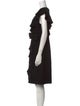 Teri Jon by Rickie Freeman V-Neck Knee-Length Dress
