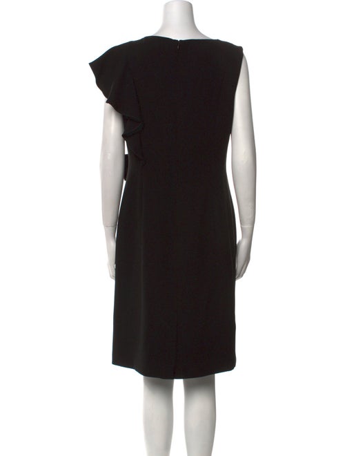 Teri Jon by Rickie Freeman V-Neck Knee-Length Dress