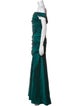 Teri Jon by Rickie Freeman Off-The-Shoulder Long Dress