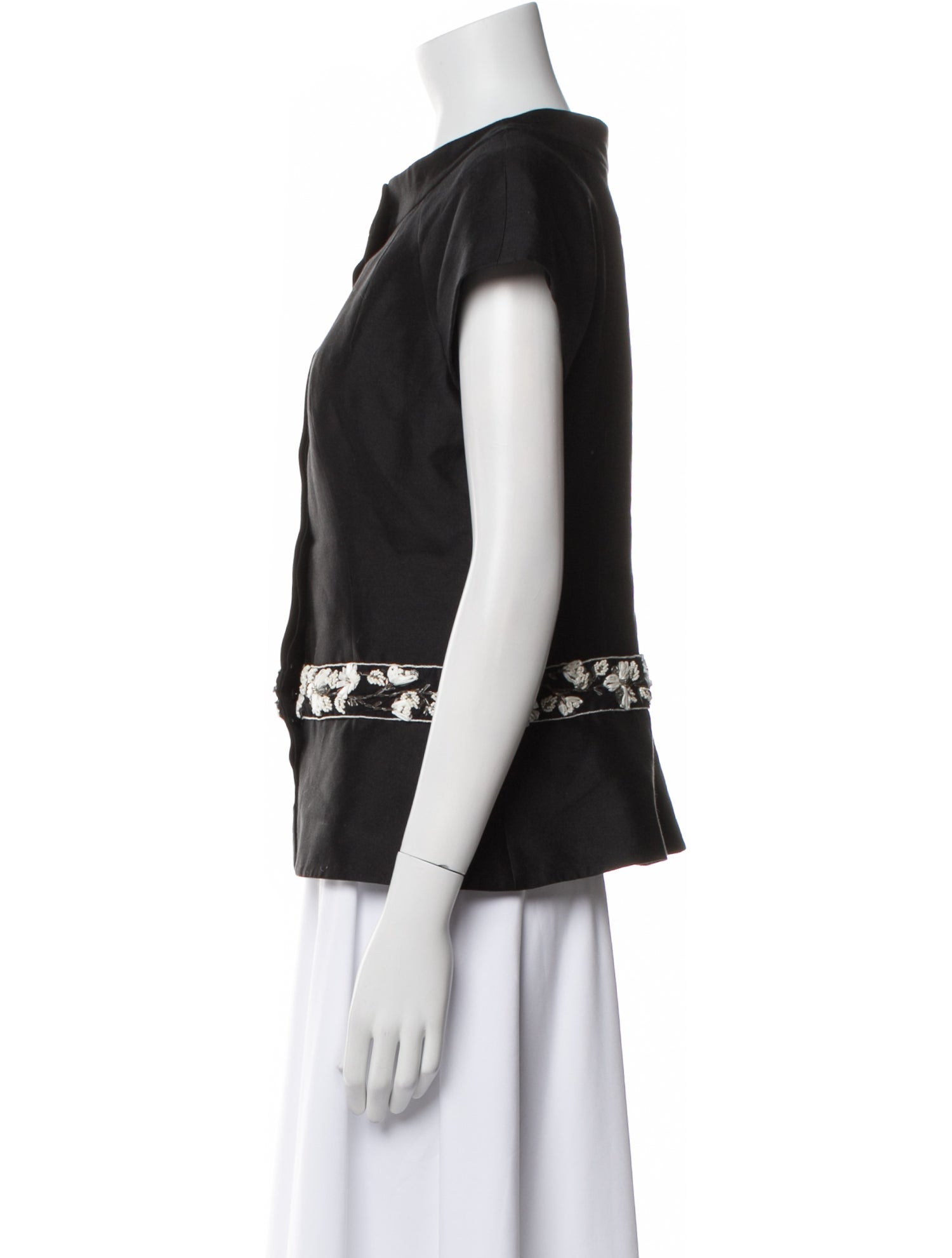 Teri Jon by Rickie Freeman Silk Vest