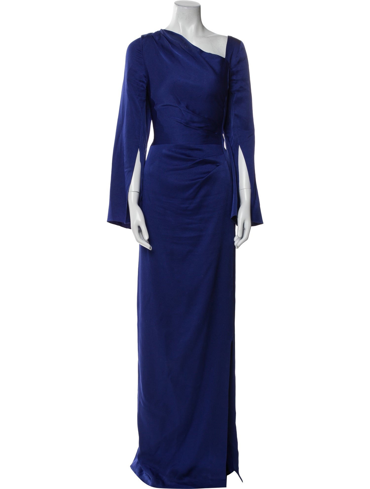 Teri Jon by Rickie Freeman Cowl Neck Long Dress