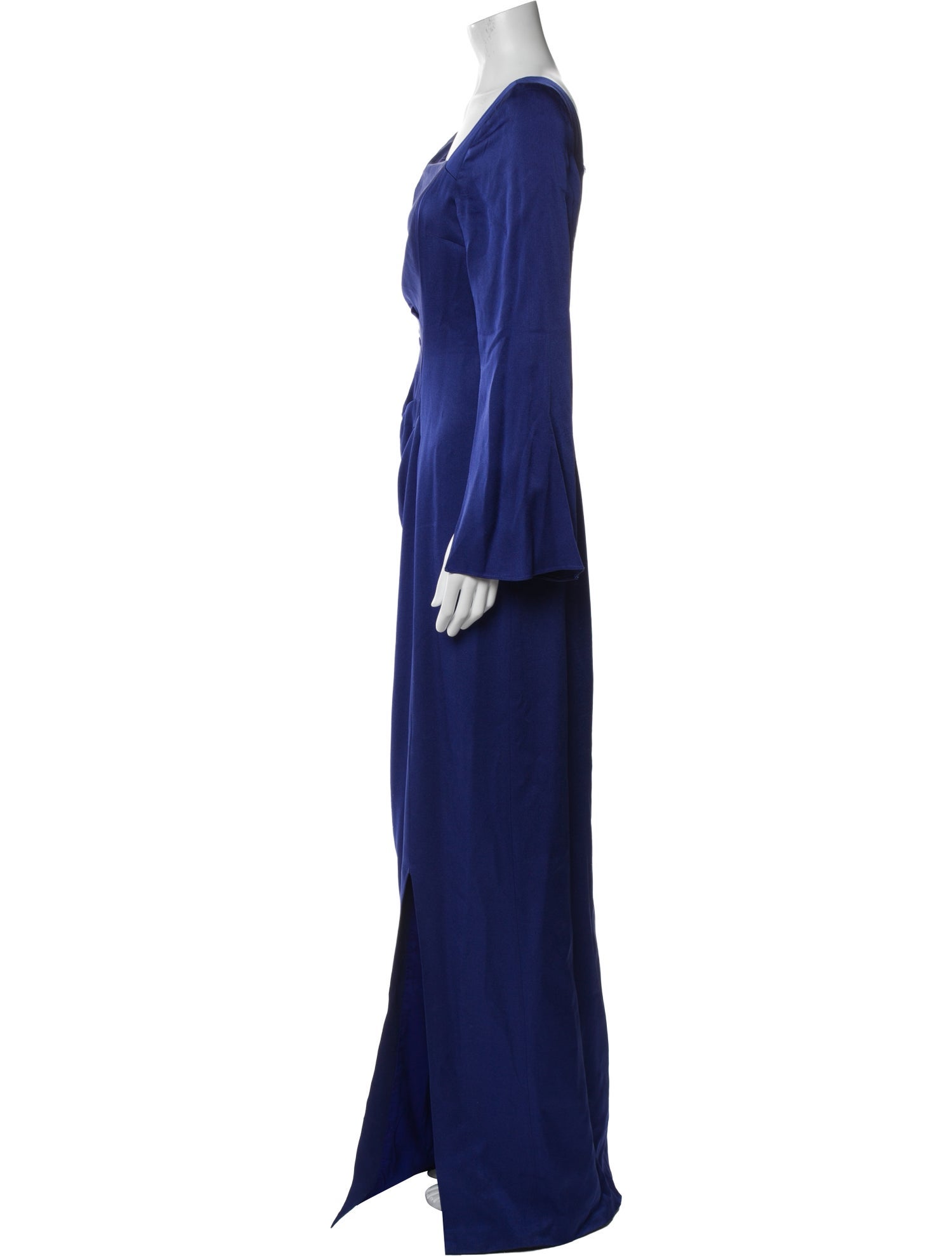Teri Jon by Rickie Freeman Cowl Neck Long Dress
