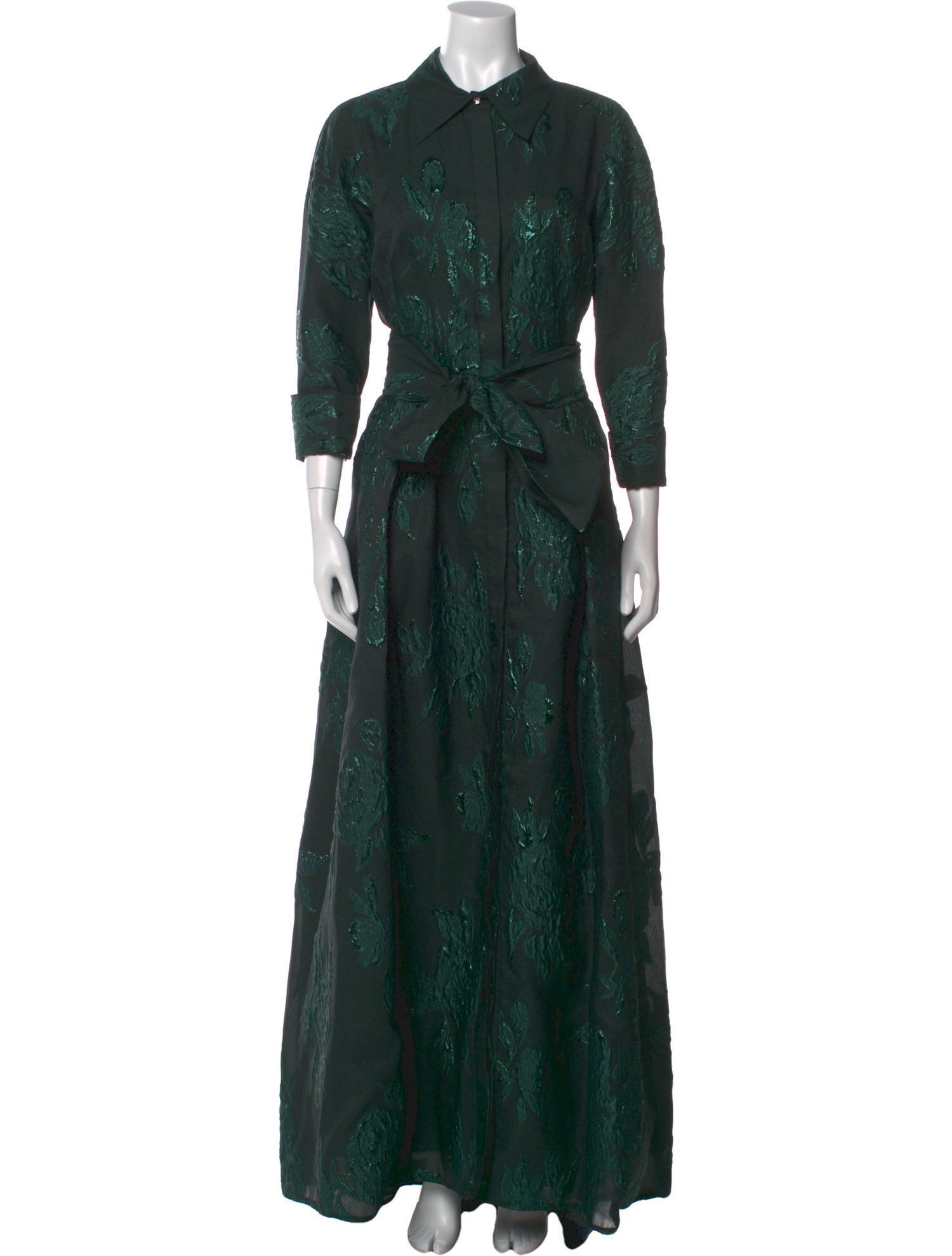 Teri Jon by Rickie Freeman Printed Long Dress w/ Tags