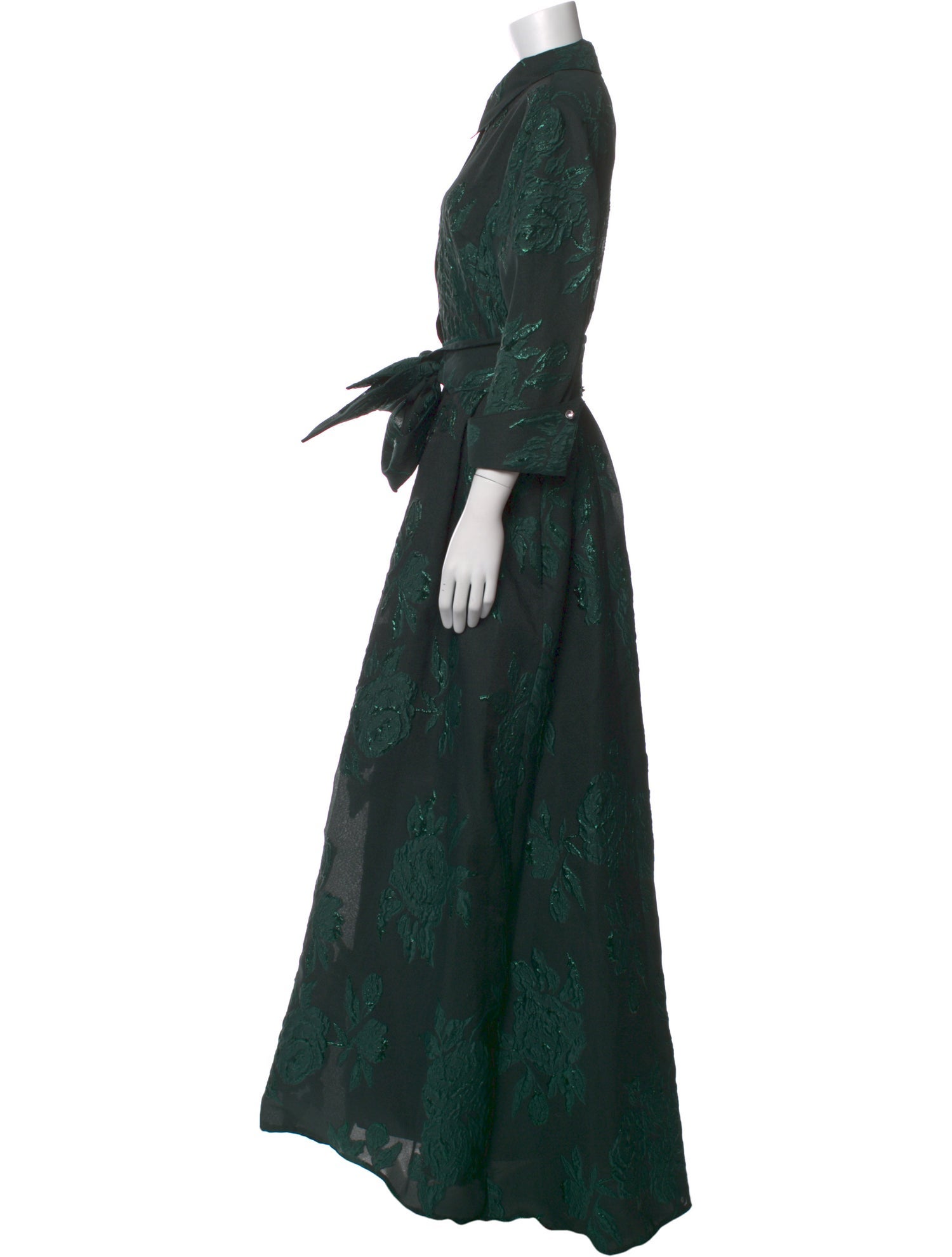 Teri Jon by Rickie Freeman Printed Long Dress w/ Tags