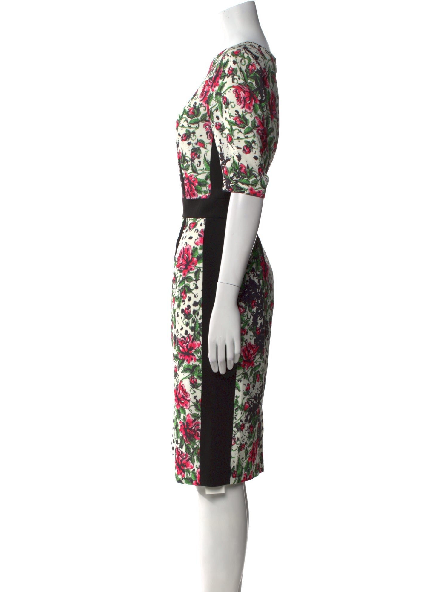 Teri Jon by Rickie Freeman Printed Knee-Length Dress