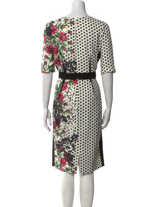 Teri Jon by Rickie Freeman Printed Knee-Length Dress