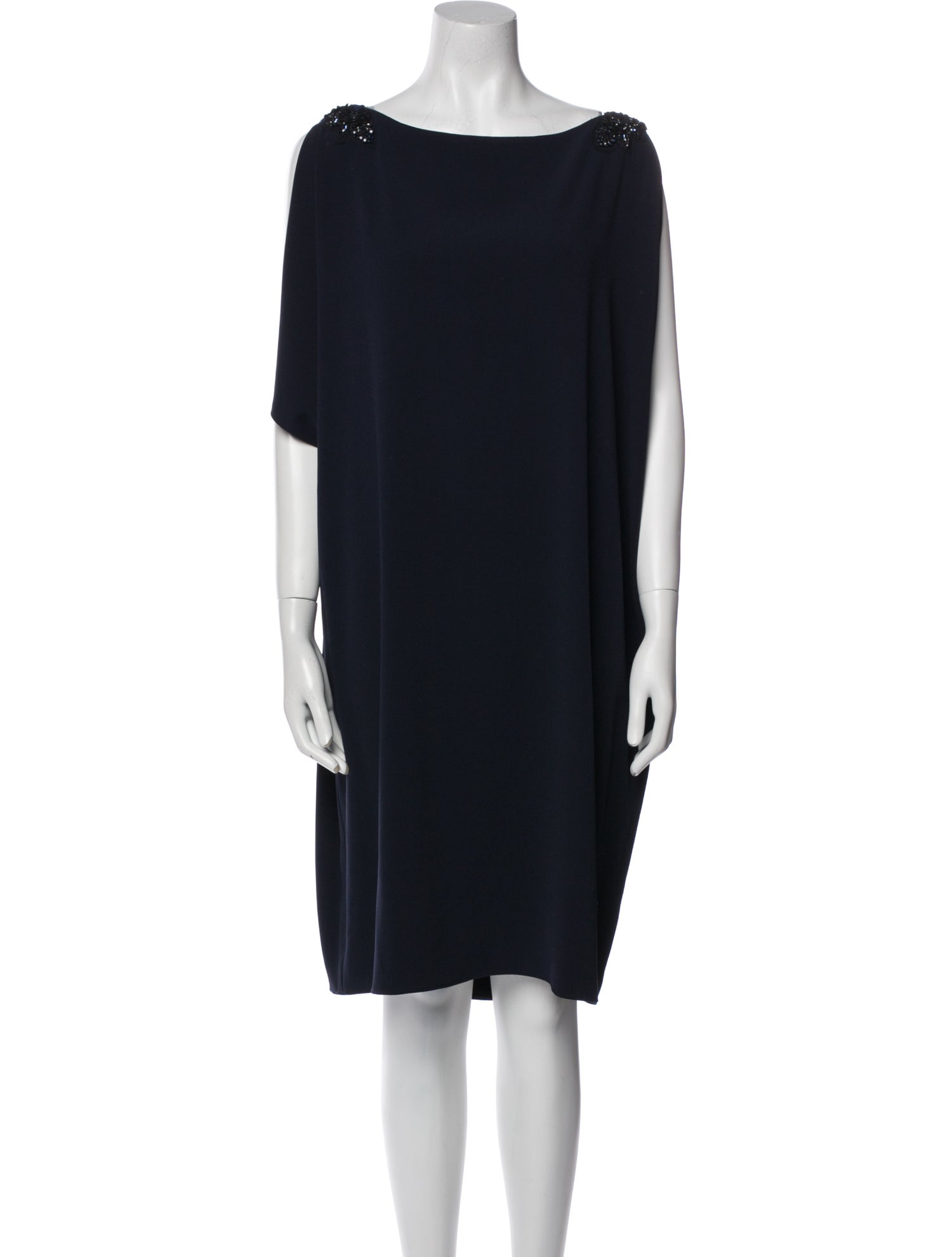 Teri Jon by Rickie Freeman Silk Knee-Length Dress