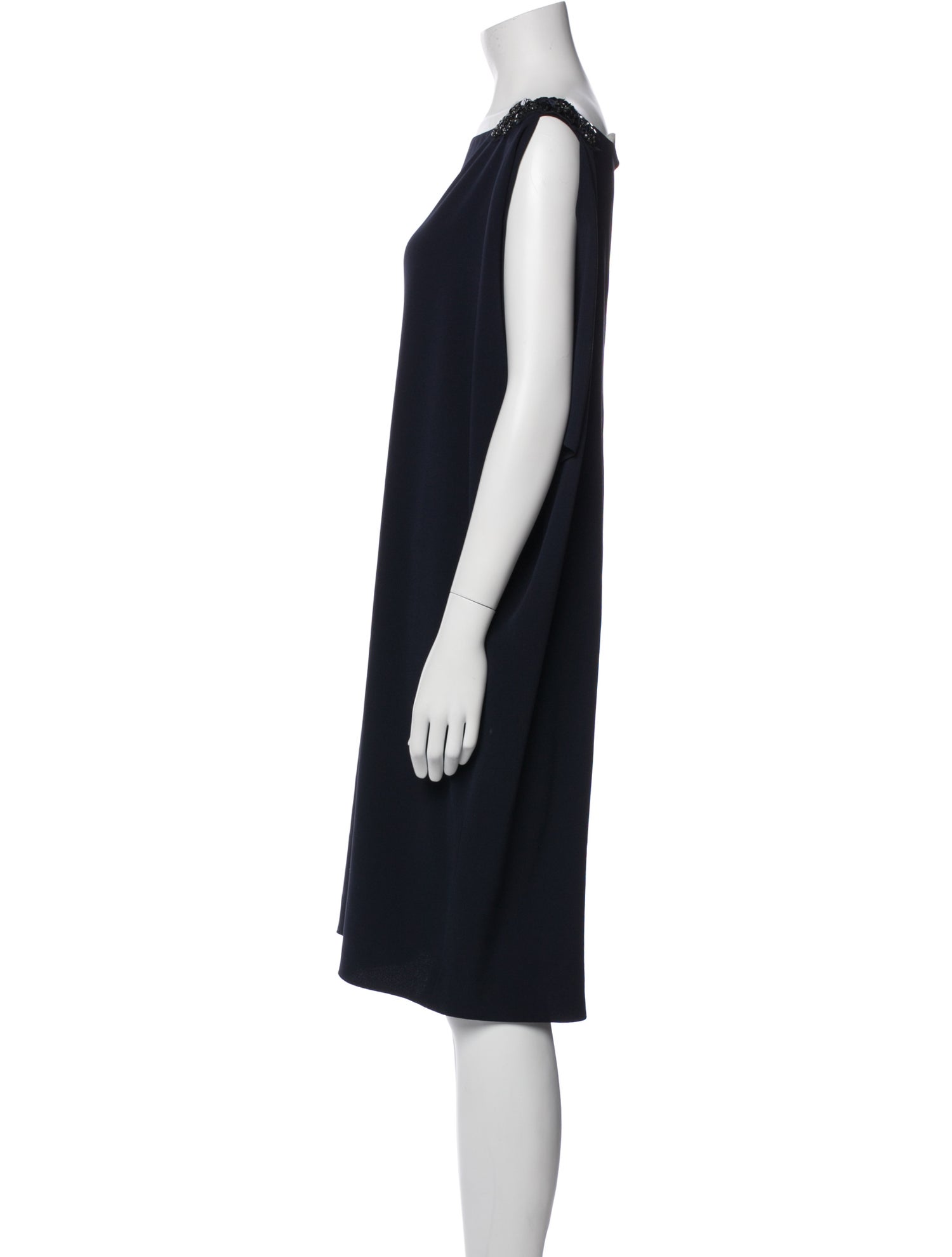 Teri Jon by Rickie Freeman Silk Knee-Length Dress