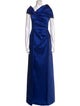 Teri Jon by Rickie Freeman Cowl Neck Long Dress