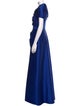 Teri Jon by Rickie Freeman Cowl Neck Long Dress