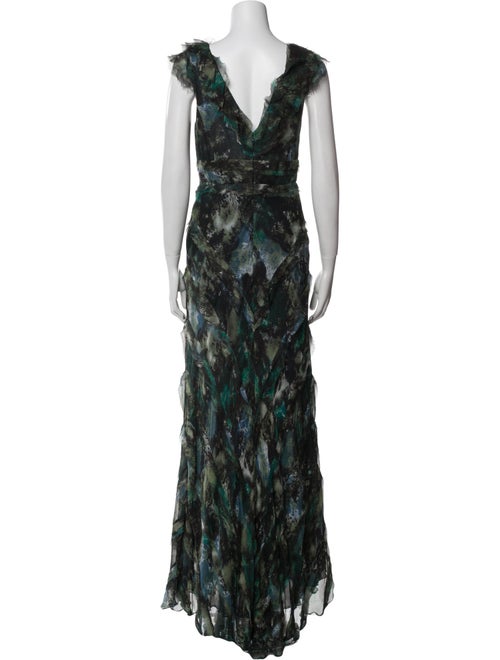 Teri Jon by Rickie Freeman Silk Long Dress