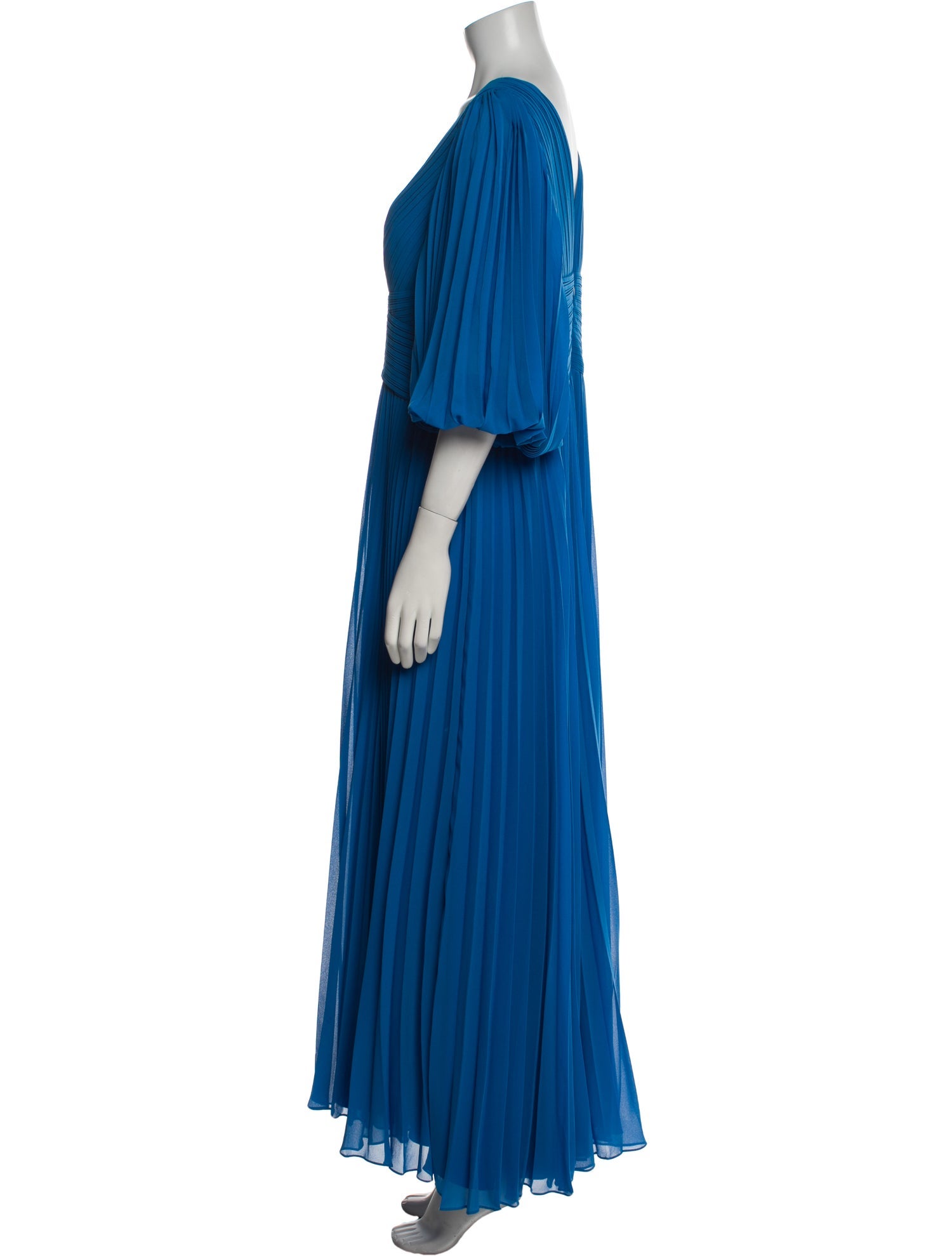 Teri Jon by Rickie Freeman V-Neck Long Dress