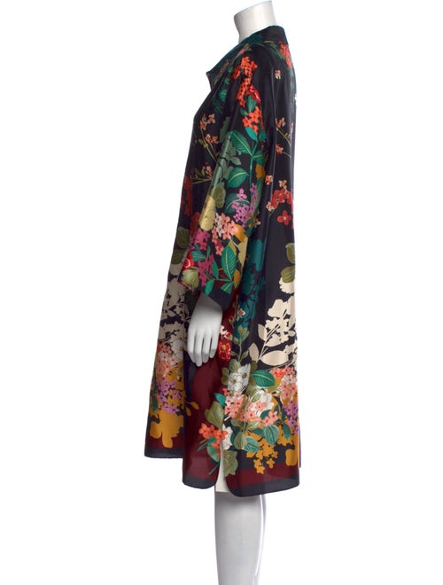 Teri Jon by Rickie Freeman Floral Print Midi Length Dress