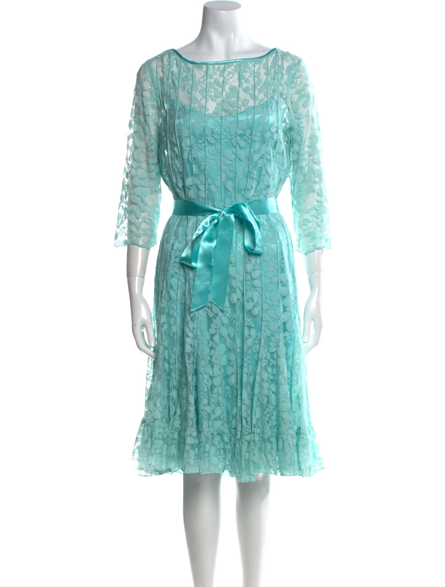 Teri Jon by Rickie Freeman Vintage Midi Length Dress