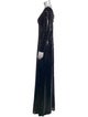Teri Jon by Rickie Freeman V-Neck Long Dress