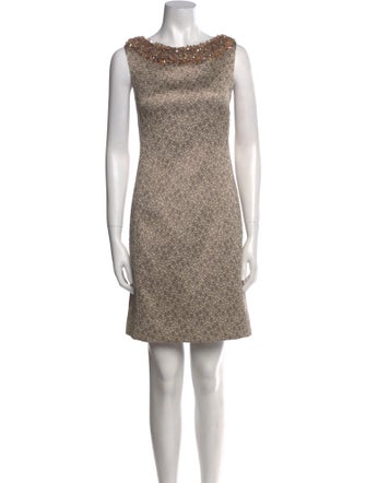 Teri Jon by Rickie Freeman Floral Print Mini Dress