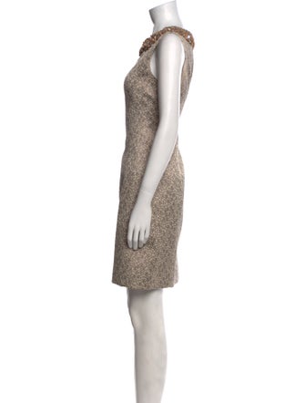 Teri Jon by Rickie Freeman Floral Print Mini Dress