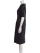 Teri Jon by Rickie Freeman Crew Neck Midi Length Dress
