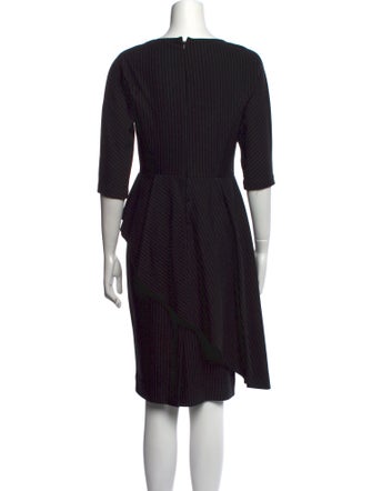 Teri Jon by Rickie Freeman Striped Knee-Length Dress