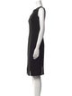 Teri Jon by Rickie Freeman Bateau Neckline Knee-Length Dress