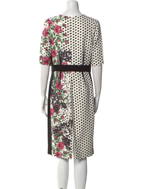 Teri Jon by Rickie Freeman Printed Midi Length Dress