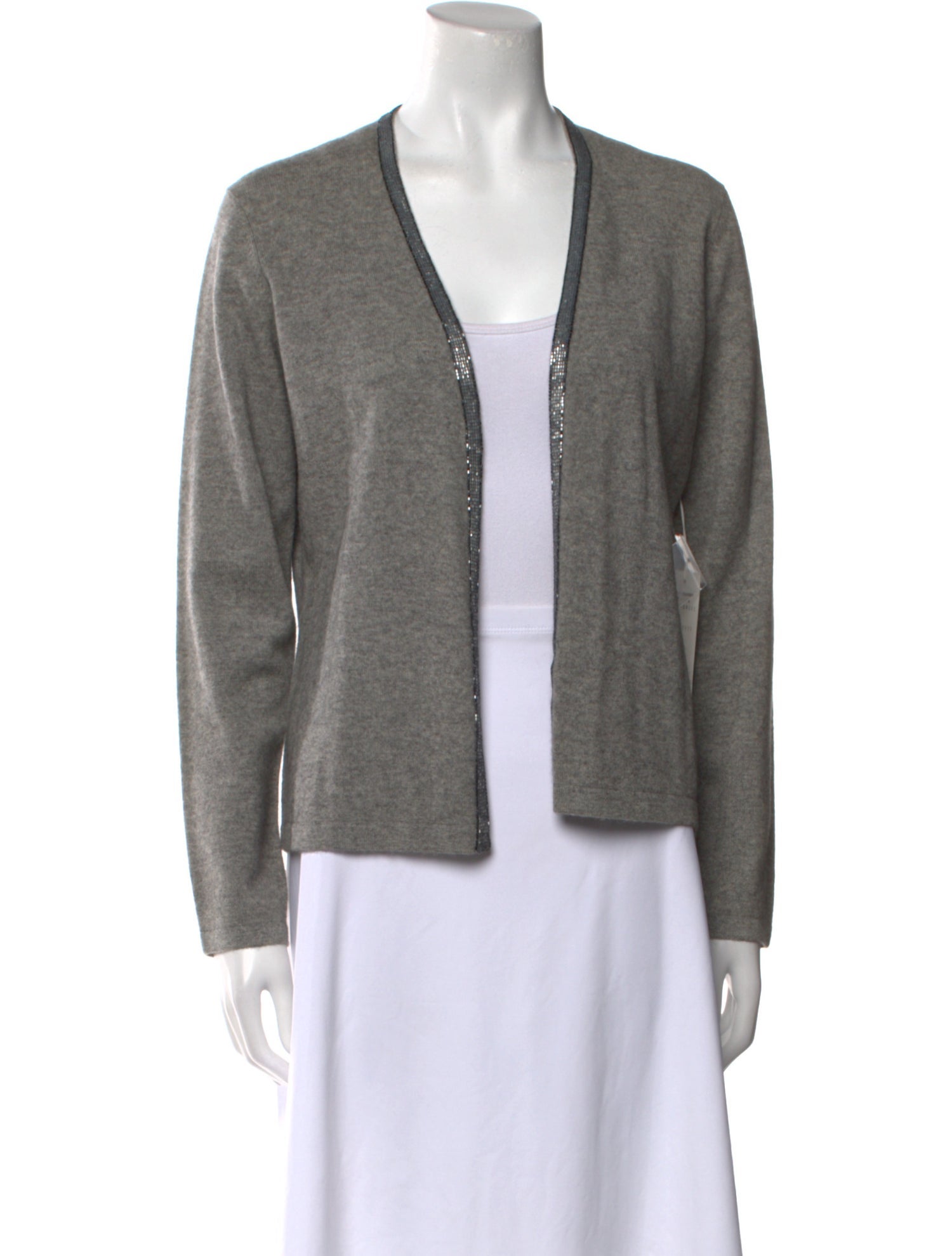Teri Jon by Rickie Freeman Cashmere Open Front Sweater w/ Tags