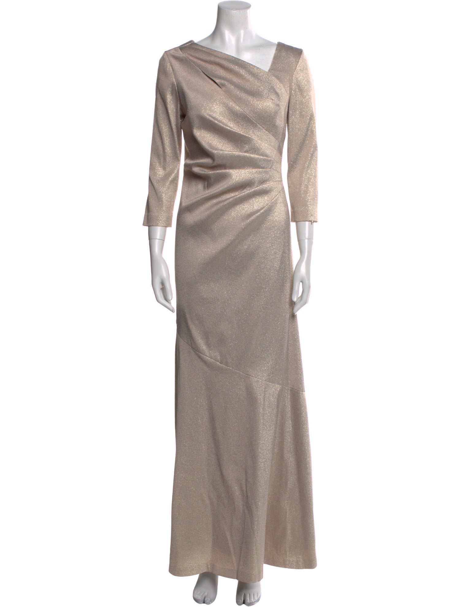 Teri Jon by Rickie Freeman Asymmetrical Long Dress