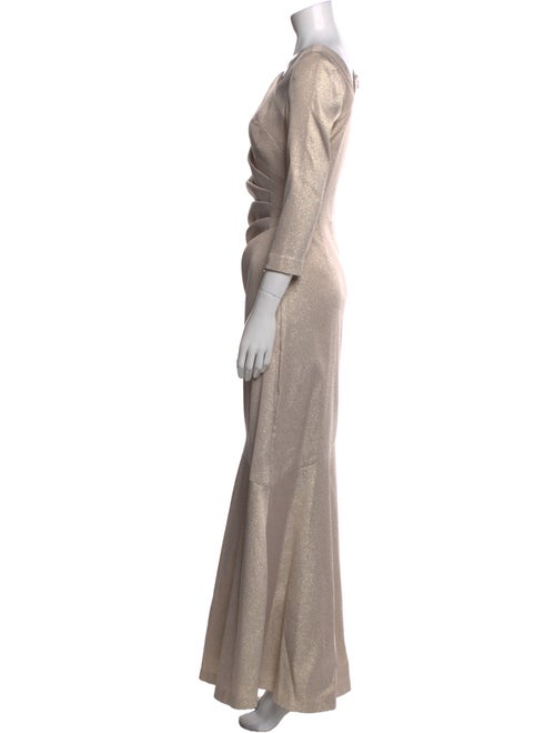 Teri Jon by Rickie Freeman Asymmetrical Long Dress