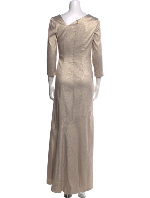 Teri Jon by Rickie Freeman Asymmetrical Long Dress