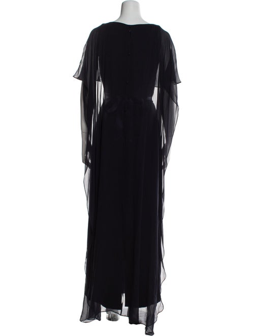 Teri Jon by Rickie Freeman Bateau Neckline Long Dress