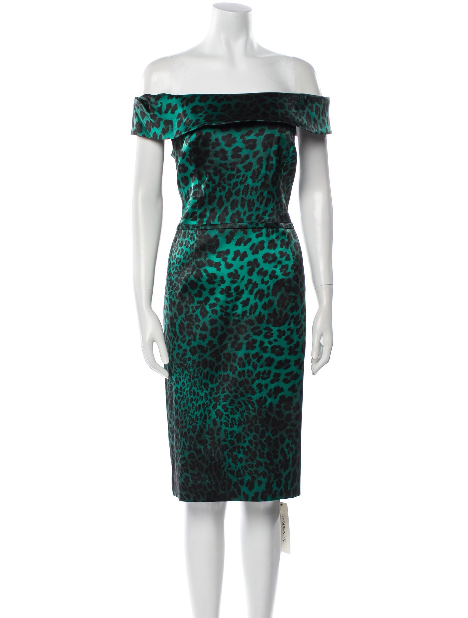 Teri Jon by Rickie Freeman Animal Print Mini Dress