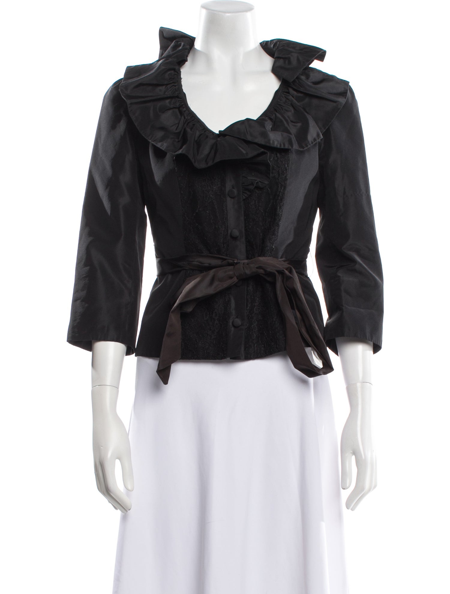 Teri Jon by Rickie Freeman Silk Jacket