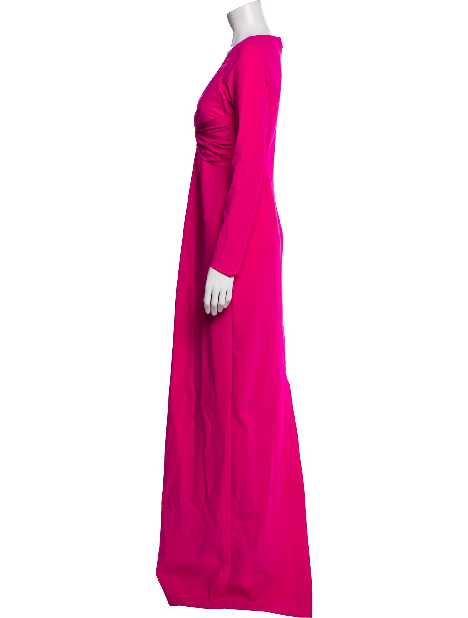 Teri Jon by Rickie Freeman V-Neck Long Dress