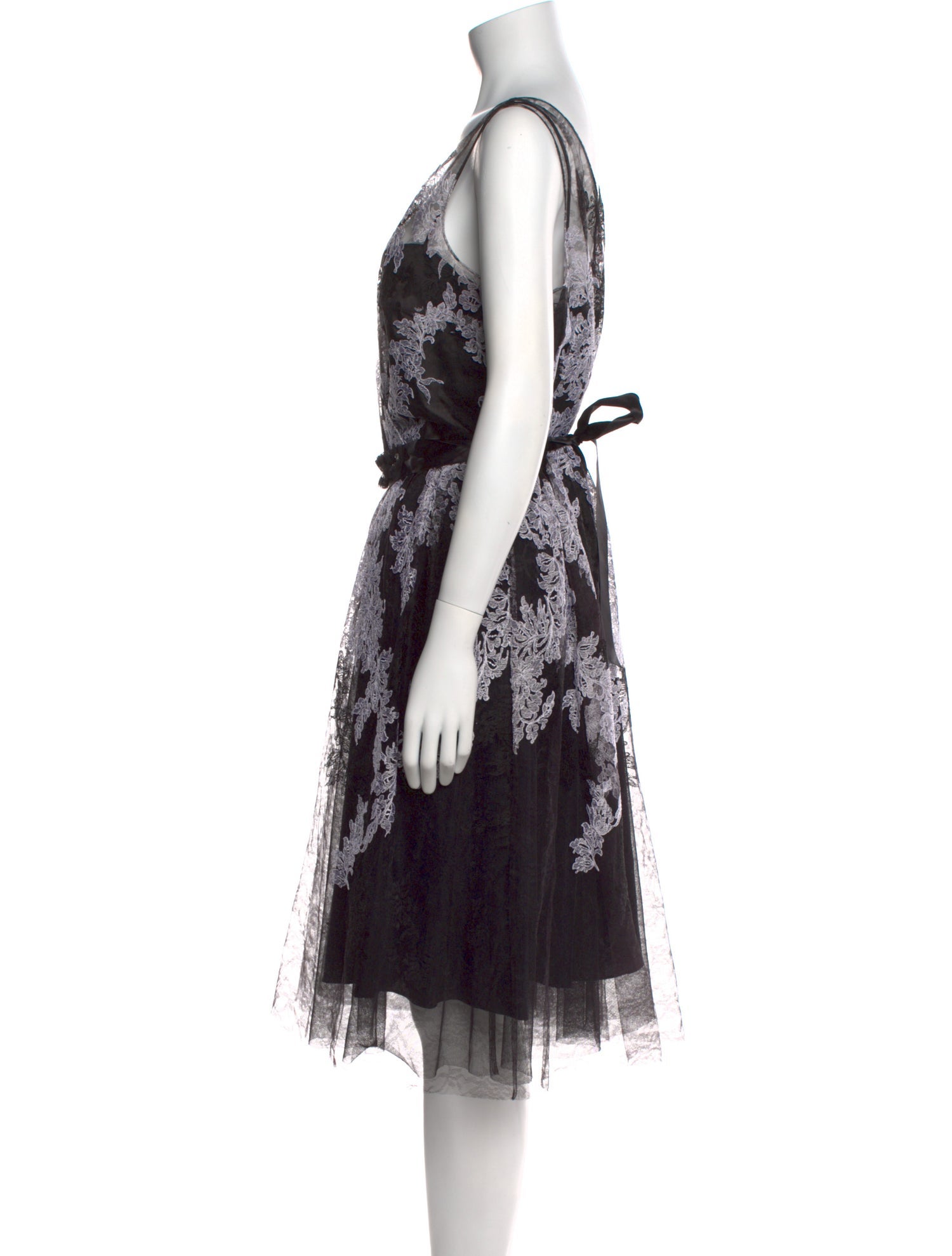 Teri Jon by Rickie Freeman Printed Midi Length Dress